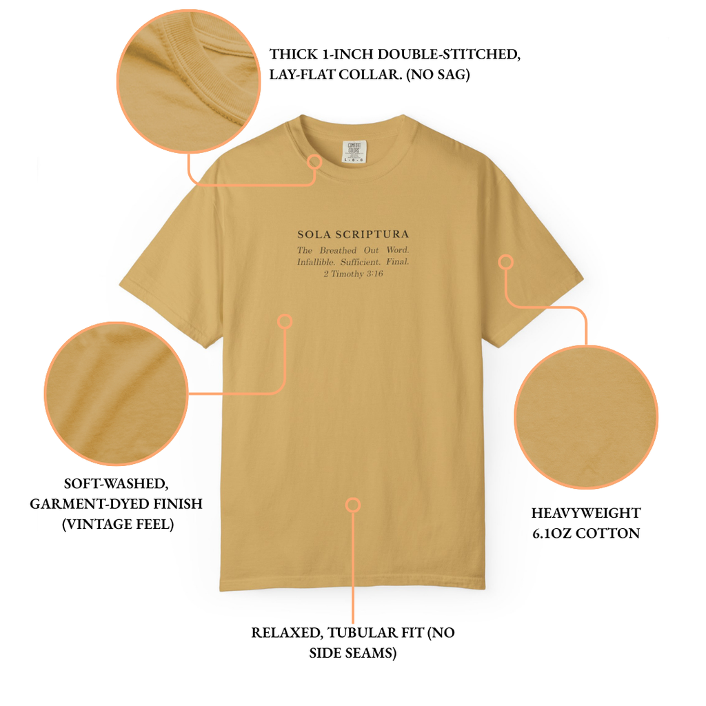 The "Sola Scriptura" Heavyweight Tee