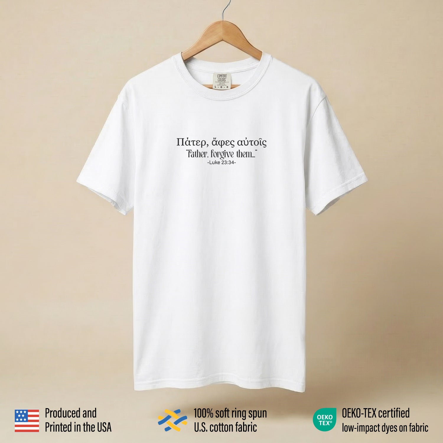 PATER APHES AUTOIS — The Word of Grace Heavyweight Tee